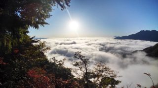 黒戸尾根の幻想的な雲海